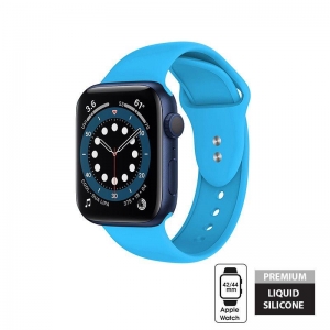 Crong Liquid - Pasek do Apple Watch 42/44 mm (niebieski)-2305363