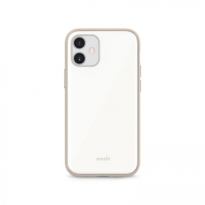 Moshi iGlaze - Etui iPhone 12 Mini (system SnapTo) (Pearl White)-2306729