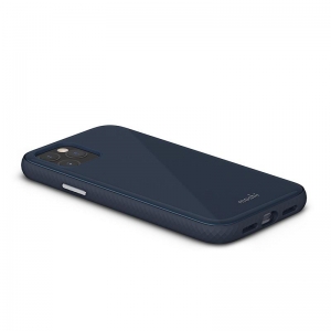 Moshi iGlaze - Etui iPhone 12 / iPhone 12 Pro (system SnapTo) (Midnight Blue)-2306745