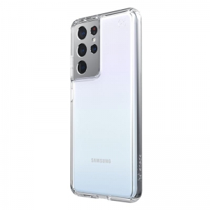 Speck Presidio Perfect-Clear - Etui Samsung Galaxy S21 Ultra z powłoką MICROBAN (Clear/Clear)-2310810