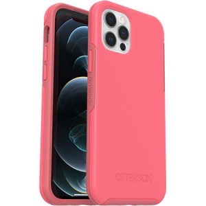 OtterBox Symmetry Plus - obudowa ochronna do iPhone 12/12 Pro kompatybilna z MagSafe (Tea Petal Pink)-2333100