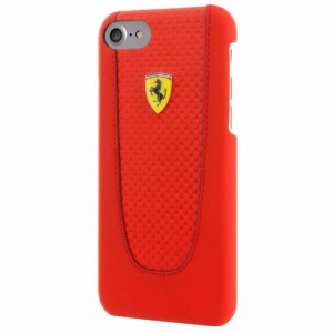 Ferrari Pit Stop Red Trim - Etui iPhone 8 / 7 (Red Carbon)-237233