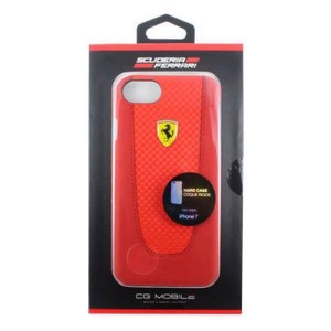 Ferrari Pit Stop Red Trim - Etui iPhone 8 / 7 (Red Carbon)-237237