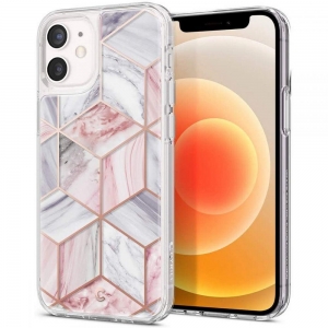 SPIGEN CYRILL CECILE IPHONE 12 MINI PINK MARBLE-2407821
