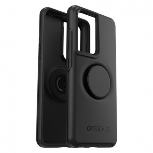 OtterBox Symmetry POP - obudowa ochronna z PopSockets do Samsung Galaxy S21 Ultra 5G (black)-2413060