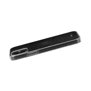 Crong Glitter Case - Etui iPhone 12 / iPhone 12 Pro (przezroczysty/srebrny)-2415251