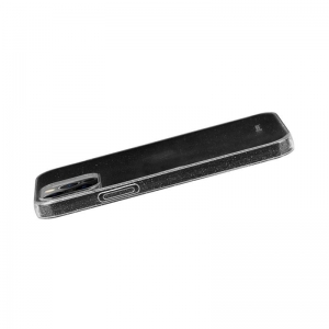 Crong Glitter Case - Etui iPhone 12 Pro Max (przezroczysty/srebrny)-2415254