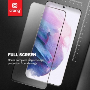 Crong 7D Nano Flexible Glass – Niepękające szkło hybrydowe 9H na cały ekran Samsung Galaxy S21-2455245