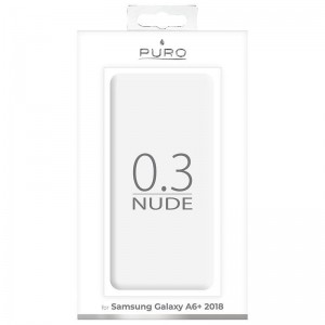 PURO 0.3 Nude - Etui Samsung Galaxy A6  (2018) (przezroczysty)-247916