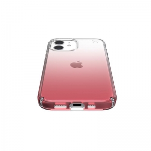 Speck Presidio Perfect-Clear + Ombre - Etui iPhone 12 / iPhone 12 Pro z powłoką MICROBAN (Clear/ Vintage Rose)-2583363