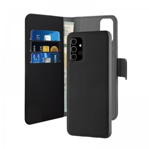 PURO Wallet Detachable - Etui 2w1 Samsung Galaxy A32 5G (czarny)-2589666