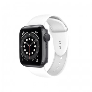 Crong Liquid - Pasek do Apple Watch 38/40mm (biały)-2591773