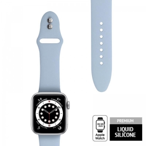 Crong Liquid - Pasek do Apple Watch 38/40mm (błękitny)-2591811