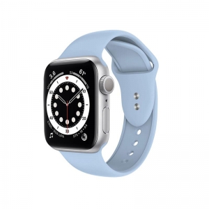 Crong Liquid - Pasek do Apple Watch 38/40mm (błękitny)-2591812