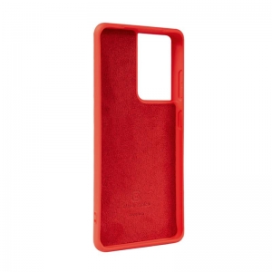 Crong Color Cover - Etui Samsung Galaxy S21 Ultra (czerwony)-2670068