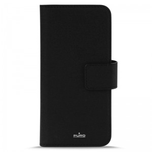 PURO Wallet Detachable - Etui 2w1 iPhone X 6.1 (czarny)-269960