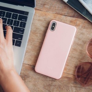 Moshi iGlaze - Etui iPhone Xs Max (Taupe Pink)-270481