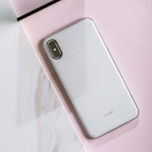 Moshi iGlaze - Etui iPhone Xs Max (Pearl White)-270491