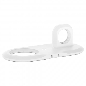 SPIGEN MAGFIT DUO APPLE MAGSAFE & APPLE WATCH CHARGER STAND WHITE-2760117