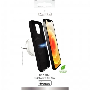 PURO SKYMAG – Etui iPhone 12 Pro Max Made for Magsafe (czarny)-2878599