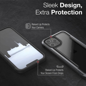 X-Doria Raptic Shield Pro - Etui iPhone 13 Pro (Anti-bacterial) (Black)-3114308