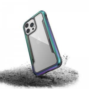 X-Doria Raptic Shield Pro - Etui iPhone 13 Pro (Anti-bacterial) (Iridescent)-3114313