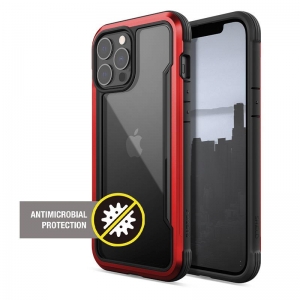 X-Doria Raptic Shield Pro - Etui iPhone 13 Pro Max (Anti-bacterial) (Red)-3114379