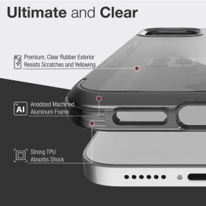 X-Doria Raptic Air - Etui iPhone 13 Pro Max (Drop Tested 4m) (Smoke)-3114399