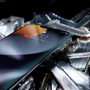 Crong 7D Nano Flexible Glass - Niepękające szkło hybrydowe 9H na cały ekran iPhone 13 mini-3114858