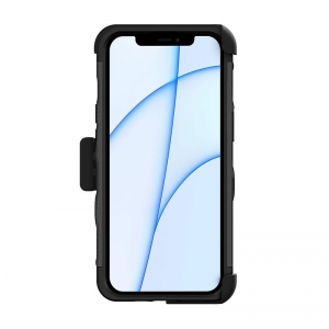ZIZO BOLT Series - Pancerne etui iPhone 13 ze szkłem 9H na ekran + uchwyt z podstawką (czarny)-3114922