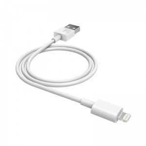 PURO Kabel połączeniowy USB Apple złącze Lightning MFi 1m (biały)-316370