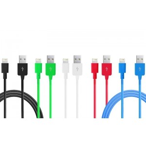 PURO Kabel połączeniowy USB Apple złącze Lightning MFi 1m (biały)-316373