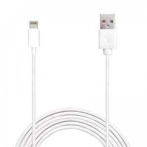 PURO Kabel połączeniowy USB Apple złącze Lightning MFi 2m (biały)-316988