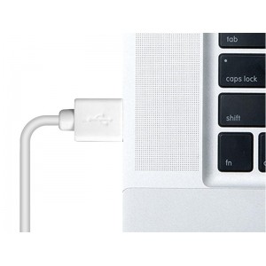 PURO Kabel połączeniowy USB Apple złącze Lightning MFi 2m (biały)-316990