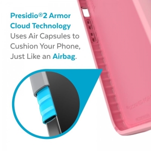 Speck Presidio2 Pro - Etui iPhone 13 z powłoką MICROBAN (Rosy Pink/Vintage Rose)-3371857
