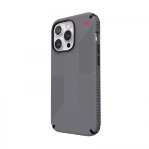 Speck Presidio2 Grip - Etui iPhone 13 Pro z powłoką MICROBAN (Graphite Grey/Black)-3372075