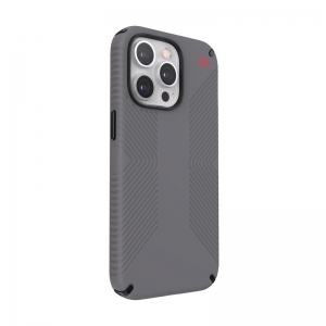 Speck Presidio2 Grip - Etui iPhone 13 Pro z powłoką MICROBAN (Graphite Grey/Black)-3372076