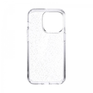 Speck Presidio Perfect-Clear with Glitter - Etui iPhone 13 Pro z powłoką MICROBAN (Clear/Platinum Glitter)-3372146