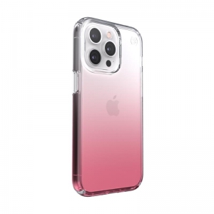 Speck Presidio Perfect-Clear + Ombre - Etui iPhone 13 Pro z powłoką MICROBAN (Clear/Vintage Rose)-3372178