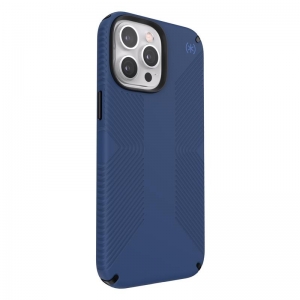 Speck Presidio2 Grip - Etui iPhone 13 Pro Max z powłoką MICROBAN (Coastal Blue/Black)-3372287