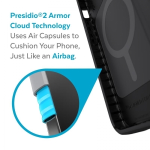 Speck Presidio2 Pro + MagSafe - Etui iPhone 13 Pro Max z powłoką MICROBAN (Black)-3372438