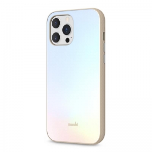 Moshi iGlaze Slim Hardshell Case - Etui iPhone 13 Pro Max (system SnapTo) (Astral Silver)-3373083
