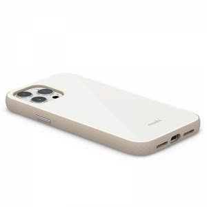 Moshi iGlaze Slim Hardshell Case - Etui iPhone 13 Pro Max (system SnapTo) (Pearl White)-3373090