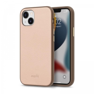 Moshi Overture - Etui 3w1 z klapką iPhone 13 (antybakteryjne NanoShield™) (Luna Pink)-3373151