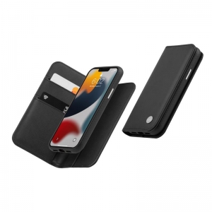 Moshi Overture - Etui 3w1 z klapką iPhone 13 Pro (antybakteryjne NanoShield™) (Jet Black)-3373167