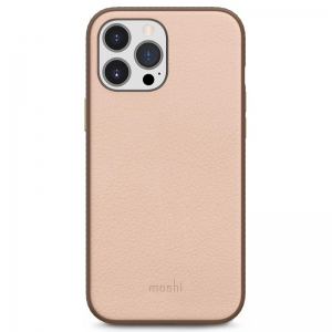 Moshi Overture - Etui 3w1 z klapką iPhone 13 Pro Max (antybakteryjne NanoShield™) (Luna Pink)-3373236