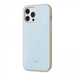 Moshi iGlaze Slim Hardshell Case - Etui iPhone 13 Pro Max (system SnapTo) (Adriatic Blue)-3373587