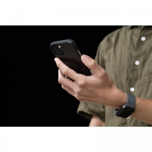 Moshi Arx Slim Hardshell Case - Etui iPhone 13 mini MagSafe (Mirage Black)-3373664