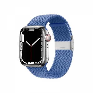Crong Wave Band – Pleciony pasek do Apple Watch 38/40/41 mm (niebieski)-3377808