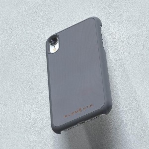 Nordic Elements Original Gefion - Etui iPhone XR z prawdziwym drewnem klonowym (Mid Grey)-355109